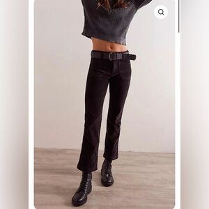 NWT Free People High Time Kick Flare Velvet Pant